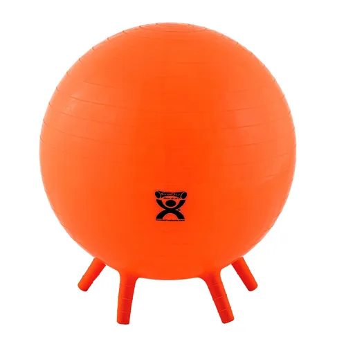 Miniatura 6 de Pelota de ejercicios CanDo inflable con pies de estabilización, 1