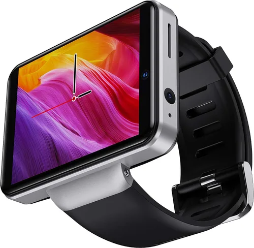 DM101 4G - Reloj inteligente para hombres pantalla de 241 pulgadas Android 71 1 GB RAM 16 GB ROM 2080 mAh reloj con identificación facial cámara