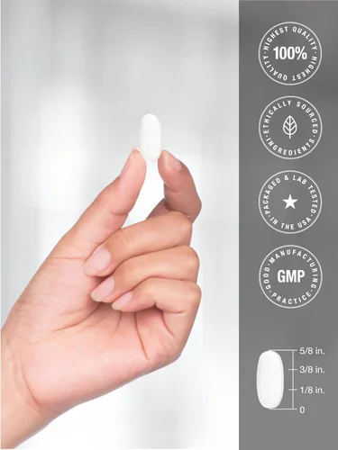 Miniatura 7 de Doctor's Way Suplemento de magnesio de 500 mg 100 cápsulas recubiertas Óxido de magnesio Vegetariano, sin OMG, sin gluten