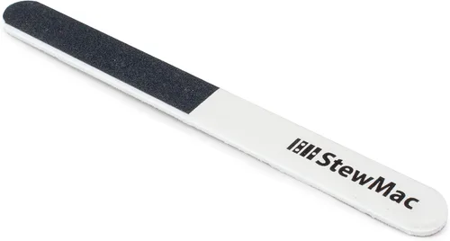 StewMac Archivador de retoque de micromalla, lima multiusos para acabados brillantes, metal, madera, acrílico y plexiglás, 3 granos en un solo palo