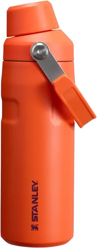 Miniatura 68 de Stanley IceFlow - Botella de agua de flujo rápido, tapa de boquilla en ángulo, ligera y a prueba de fugas para viajes y deportes, acero inoxidable