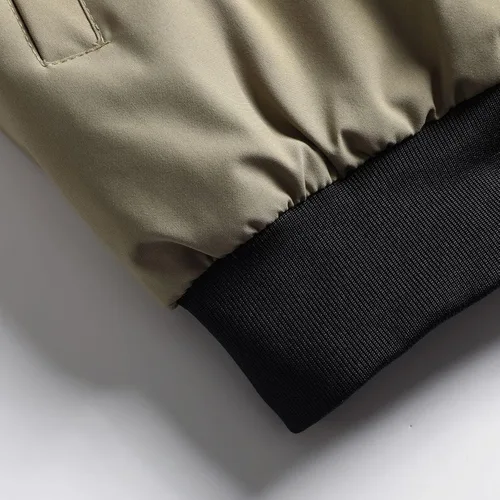 Miniatura 9 de Chaqueta bomber para hombre, casual, otoño, invierno, primavera, cremallera, ligera, acolchada, cortavientos, abrigos, abrigos, con capucha