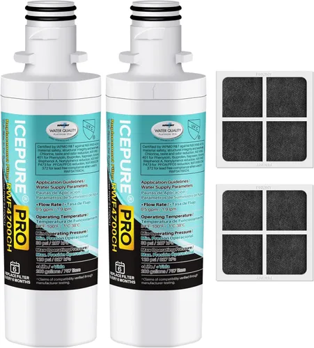 Miniatura 10 de ICEPURE PLUS ADQ747935 Certificado NSF 53&42 Reemplazo para LG LT1000P MDJ64844601, Kenmore Elite 9980, LT1000PC ADQ74793501 LT1000 RWF4700A