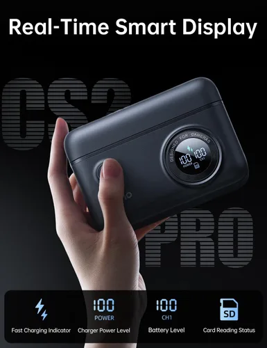 Miniatura 7 de llano Paquete de 2 baterías Aurora EN-EL25 y cargador USB-C de 20 W para Nikon Z50 II, Z50, Z30, Z fc, capacidad de 1250 mAh, con lector
