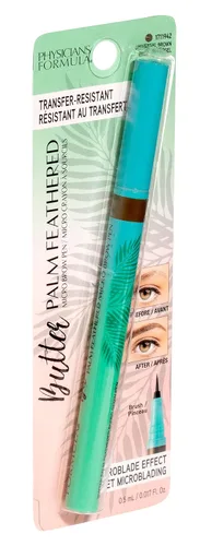 Miniatura 7 de Maquillaje para cejas de Physicians Formula Butter Palm Feathered Micro Cejas Color Plumas, Marrón Oscuro Universal Marrón