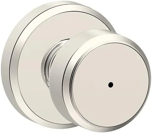 Miniatura 70 de SCHLAGE F51A BWE 622 - Pomo de puerta Bowery, cerradura de entrada con llave, color negro mate Mate negro