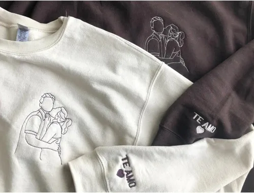 Miniatura 3 de GODMERCH Sudaderas con capucha con fotos personalizadas, sudaderas con capucha bordada personalizada, regalos personalizados para hombres, regalos