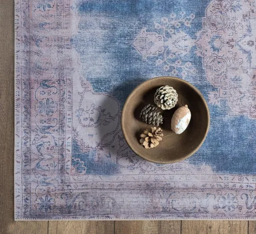 Miniatura 194 de GLN Rugs Traditional Collection - Alfombra de felpilla lavable a máquina, tradicional lavable, antideslizante, alfombra de felpilla de pelo corto