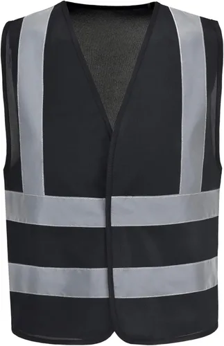 Miniatura 15 de AYKRM chaleco de alta visibilidad de 12 colores con alta visibilidad reflectante para trabajo de construcción y seguridad (XS-8XL)