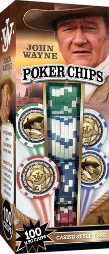 Miniatura 2 de Masterpieces Batman - Juego de fichas de póquer – 100 piezas estilo casino coleccionable con bandeja, licencia de DC Comics, unisex, a partir de 12