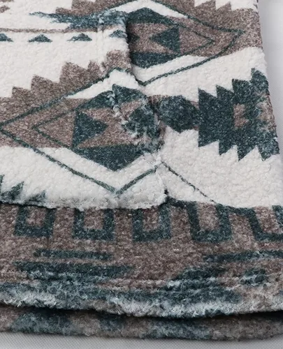 Miniatura 5 de chouyatou Sudadera con capucha para hombre con estampado azteca tribal con cremallera de 14