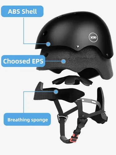 Miniatura 4 de XJD Casco de bicicleta para bebé/bebé de 2 a 8 años de edad, casco de patineta ajustable para niños y niñas