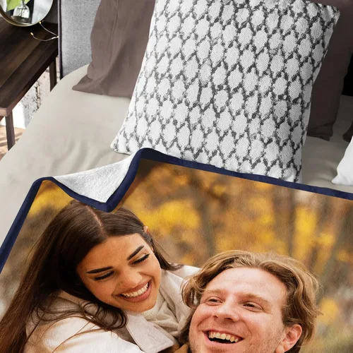 Miniatura 70 de Manta personalizada con foto/texto, manta con imagen personalizada, regalos de amor, regalos personalizados para parejas para novio, novia, esposa