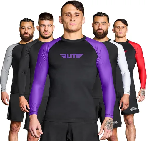 Miniatura 38 de Elite Sports MMA, BJJJ, No-Gi, protección de entrenamiento de manga corta