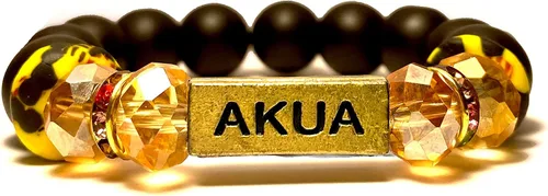 Miniatura 11 de Pulseras africanas tradicionales con nombre nacido en el día para mujeres de Ghana, materiales naturales, ajuste cómodo y holgado