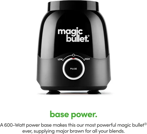 Miniatura 6 de Magic Bullet - Licuadora Combo, Jarra de 48 oz, Taza de Mezcla, Dial de Velocidad Simple – MBF50200AK