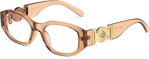 Miniatura 11 de FEISEDY Retro Moda Azul Gafas De Luz Mujer Hombres Vintage 90s Pequeño Angosto Angostos Cuadrados B0316 Azul hielo mate.