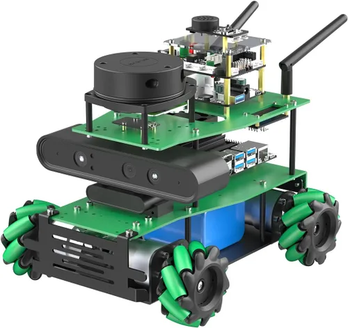 Miniatura 24 de Yahboom Robot AI Python Programa ROS2 Robot con RPi 5 8GB Powered Robot Educativo AI Módulo de voz Mapeo Navegación 360° Movimiento