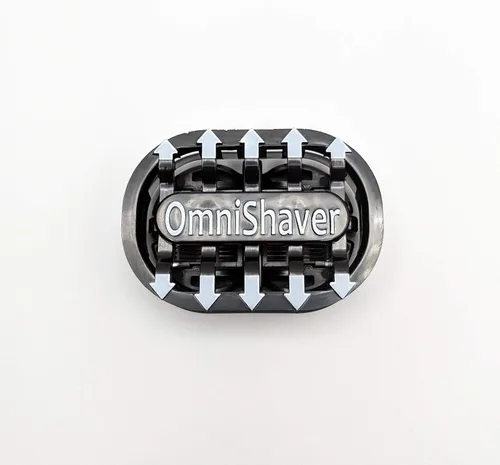 Miniatura 4 de Omnishaver clásico – Negro – La forma más rápida de afeitarse la cabeza, las piernas, los brazos, el cuerpo Una alternativa a las maquinillas