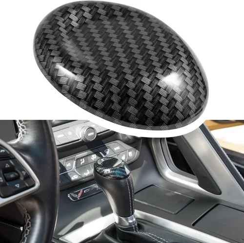 E-cowlboy Adhesivo de fibra de carbono para Chevrolet Corvette C7 Z06 Z51 ZR1 Stingray Grand Sport 2014 2015 2016 2017 2018 2019 Accesorios Negro