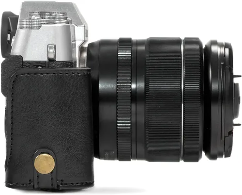 Miniatura 4 de MegaGear MG981 Ever Ready - Funda de piel para cámara y correa para Fujifilm X-T30, X-T20, X-T10 (lentes de 0.630-1.969 in/0.709-2.165 in)