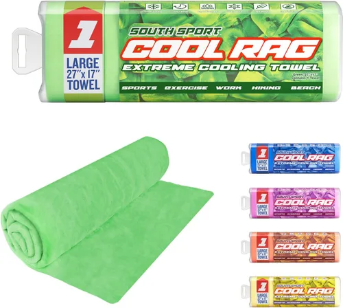 Miniatura 9 de Cool RAG - Toalla de enfriamiento extremo para aliviar el calor, toalla de enfriamiento de PVA para entrenamiento, gimnasio, correr y para otros