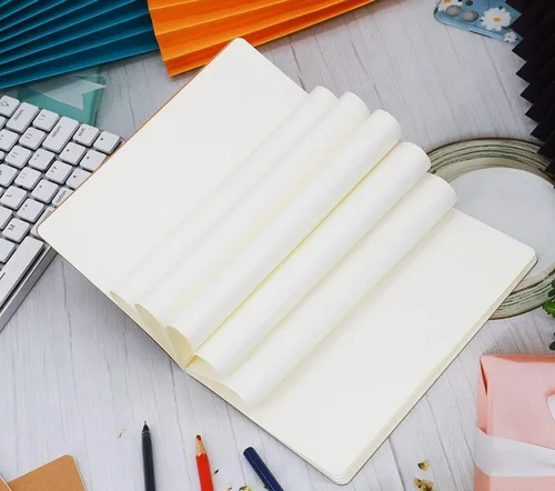 Miniatura 3 de Paquete de 12 cuadernos de papel kraft A5, 60 páginas en blanco diario de viaje al por mayor, cuadernos de tapa suave para mujeres, niñas
