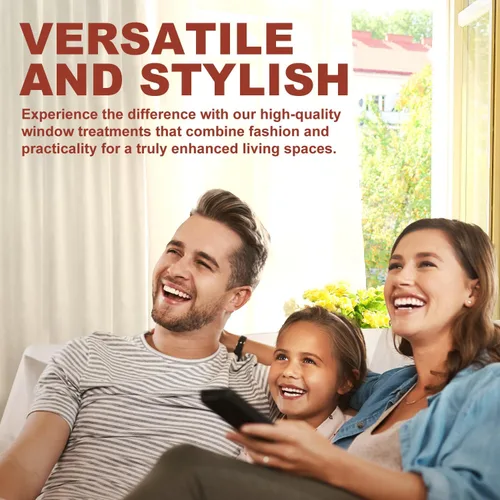 Miniatura 7 de YHSF Cortinas traslúcidas – Juego de 2 paneles para decoración del hogar – Elegantes cortinas de gasa sólida con bolsillo para barra