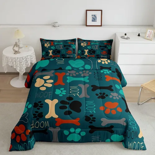 Miniatura 34 de Erosebridal Juego de ropa de cama individual para niñas, juego de edredón de juegos para niños, juego de cama de juegos para niños, color naranja