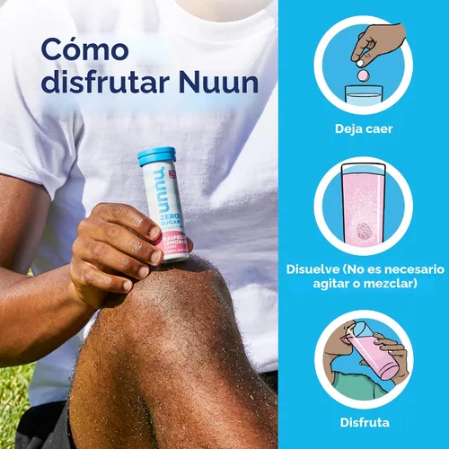 Miniatura 6 de Nuun Tabletas de electrolitos de hidratación sin azúcar, sodio, potasio, cloruro, calcio, magnesio, sabores de frutas ligeros y deliciosos, sin
