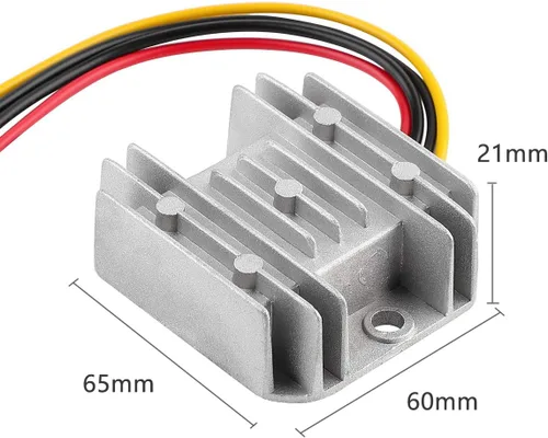 Miniatura 5 de Convertidor de voltaje CC Convertidor de impulso DC 12V Step Up to 24V 3A 72W Regulador de Voltaje Impermeable Módulo Transformador para Carrito