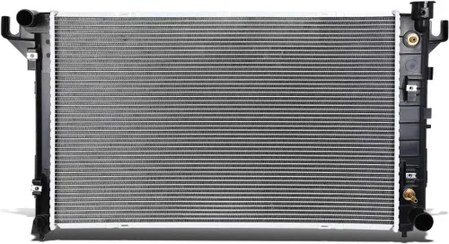 Miniatura 9 de DNA Motoring CU13129 Refrigeración del motor del radiador de aluminio de 1 fila compatible con modelos 09-18 Ram 1500/2500/3500 AT, 55056858AC
