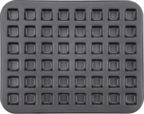 Miniatura 9 de Beasea Molde Cuadrado para Brownies, Molde Antiadherente de 6 Cavidades para Muffins, Molde para Pastel de Brownies, Juego de Gastronomía para Mini