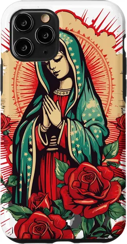 Miniatura 28 de Funda para iPhone 11 Pro Max Virgen De Guadalupe Católica Virgen De Guadalupe