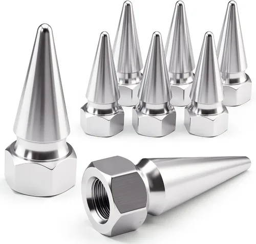 Miniatura 13 de 4 piezas de tapas de válvula de rueda con forma de punta, tapa de aire de aluminio para automóviles, cubiertas universales de válvula de rueda a