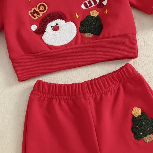 Miniatura 177 de Conjunto de camisa larga y divertida para bebé niño y niña, ropa de primera Navidad, 6, 12, 18, 24 meses, 2T