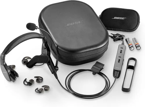 Miniatura 4 de Bose Proflight Series 2 - Auriculares de aviación con conectividad Bluetooth, cable de doble enchufe, color negro