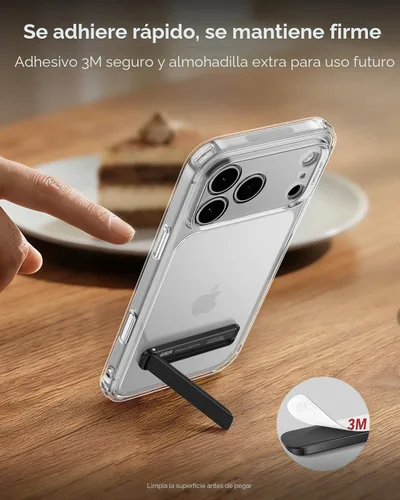 Miniatura 2 de ESR Boost Soporte para Teléfono con Pie de Apoyo, Soporte Vertical y Horizontal, Ángulo Ajustable, Compatible con iPhone Air 17 Pro Max, iPhone
