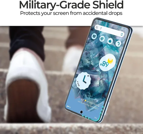 Miniatura 3 de ArmorSuit Paquete de 3 protectores de pantalla de vidrio templado para Google Pixel 8 Pro, compatible con fundas MilitaryShield