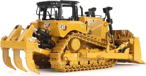 Miniatura 17 de Diecast Masters 1:50 Escala Cat D6 XW SU Bulldozer para coleccionistas, Caterpillar Track-Type Tractor Construcción Modelo Modelo Réplica, Serie