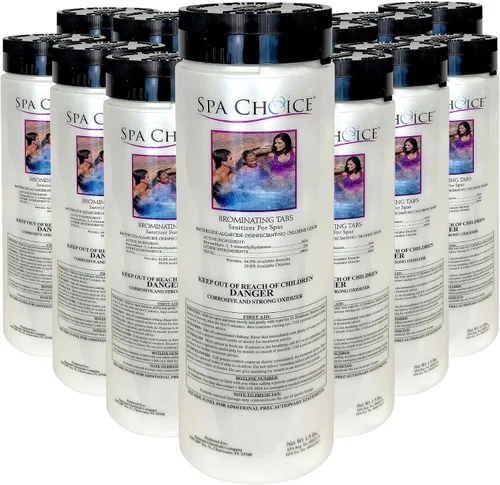 Miniatura 5 de SpaChoice Pestañas de bromación prémium de 1.5 libras para spas, tabletas de bromo para bañera de hidromasaje, fabricado en Estados Unidos