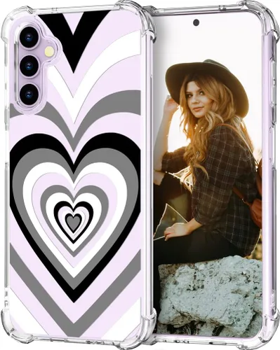 Miniatura 66 de Hungo Funda compatible con Samsung Galaxy S23 con diseño floral y bonito diseño transparente, femenino para mujeres y niñas, con hermoso clavel