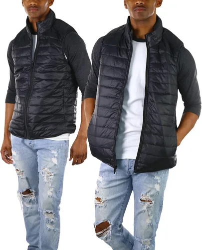 Miniatura 4 de ToBeInStyle Chaleco ligero con cremallera aislante para hombre