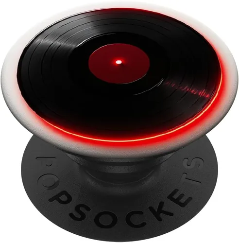 Miniatura 8 de Red Vinyl Record Player Vinyl Collector Retro Music Lover PopSockets PopWallet for MagSafe