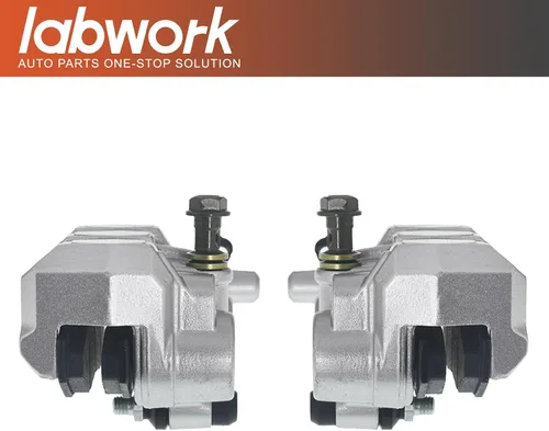 Miniatura 4 de labwork Pinzas de freno delantera derecha izquierda con pastillas de repuesto para Can Am Maverick 1000 2013-2017