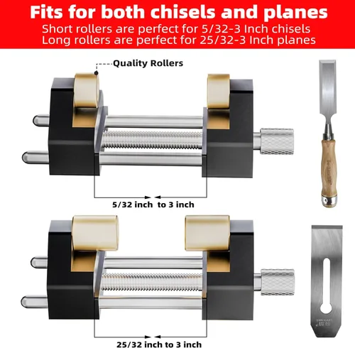 Miniatura 2 de GOINGMAKE Sistema de guía de afilado de cinceles para carpintería cinceles y planos de 5/32 a 3 pulgadas, guía de soporte de afilado con accesorio