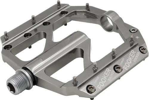Miniatura 9 de FOOKER Bike Pedals Non-Slip Aluminum Alloy MTB Mountain Bike Pedals 3 Bearing 9/16" for Road BMX MTB Bikes