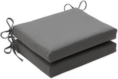 Miniatura 9 de Pillow Perfect Fortress - Cojines sólidos para asiento de patio para interiores y exteriores, relleno de fibra de felpa, resistente a la intemperie
