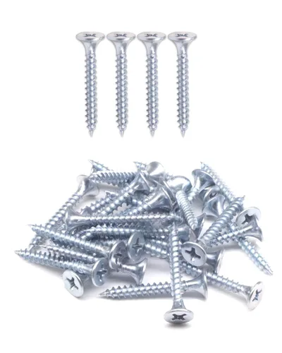 Miniatura 9 de IMScrews 100 tornillos para paneles de yeso de 1 pulgada, Phillips de cabeza plana #6, rosca fina, punta afilada, ideales para paneles de yeso