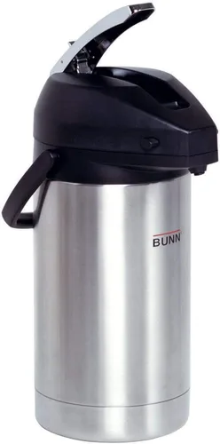 Miniatura 3 de BUNN - BUN321300000 32130.0000 3.0000 Airpot de acción de palanca de 3.0 litros, acero inoxidable